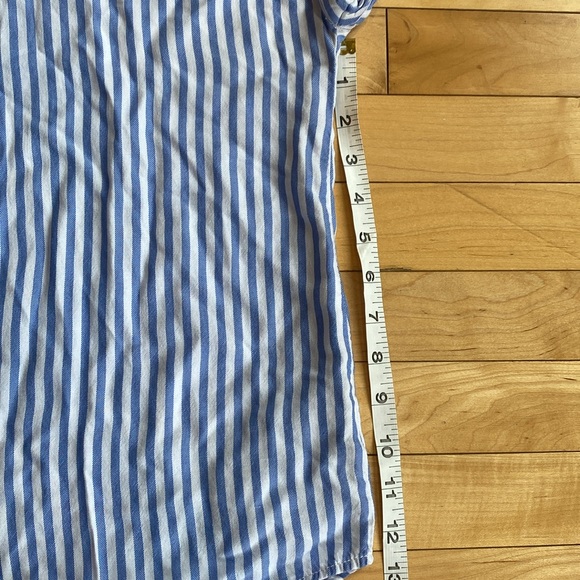 beachlunchlounge Blue/White Stripe Button Down - Picture 6 of 8